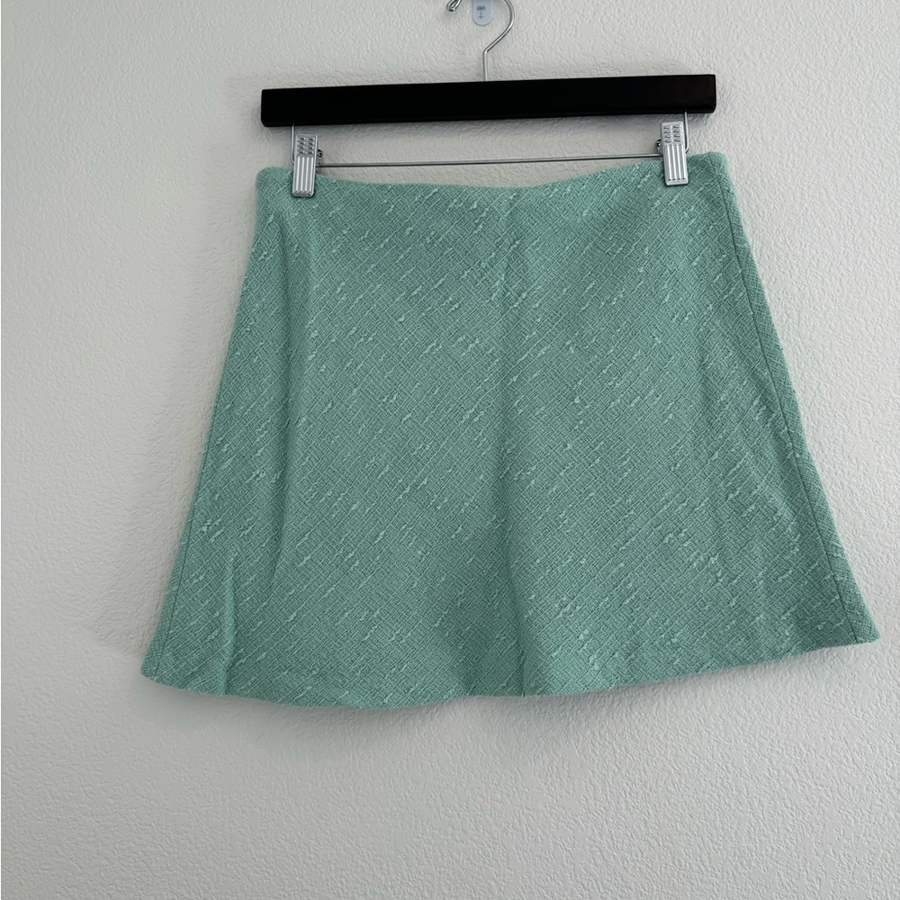 Zara Mint Green Mini Skirt